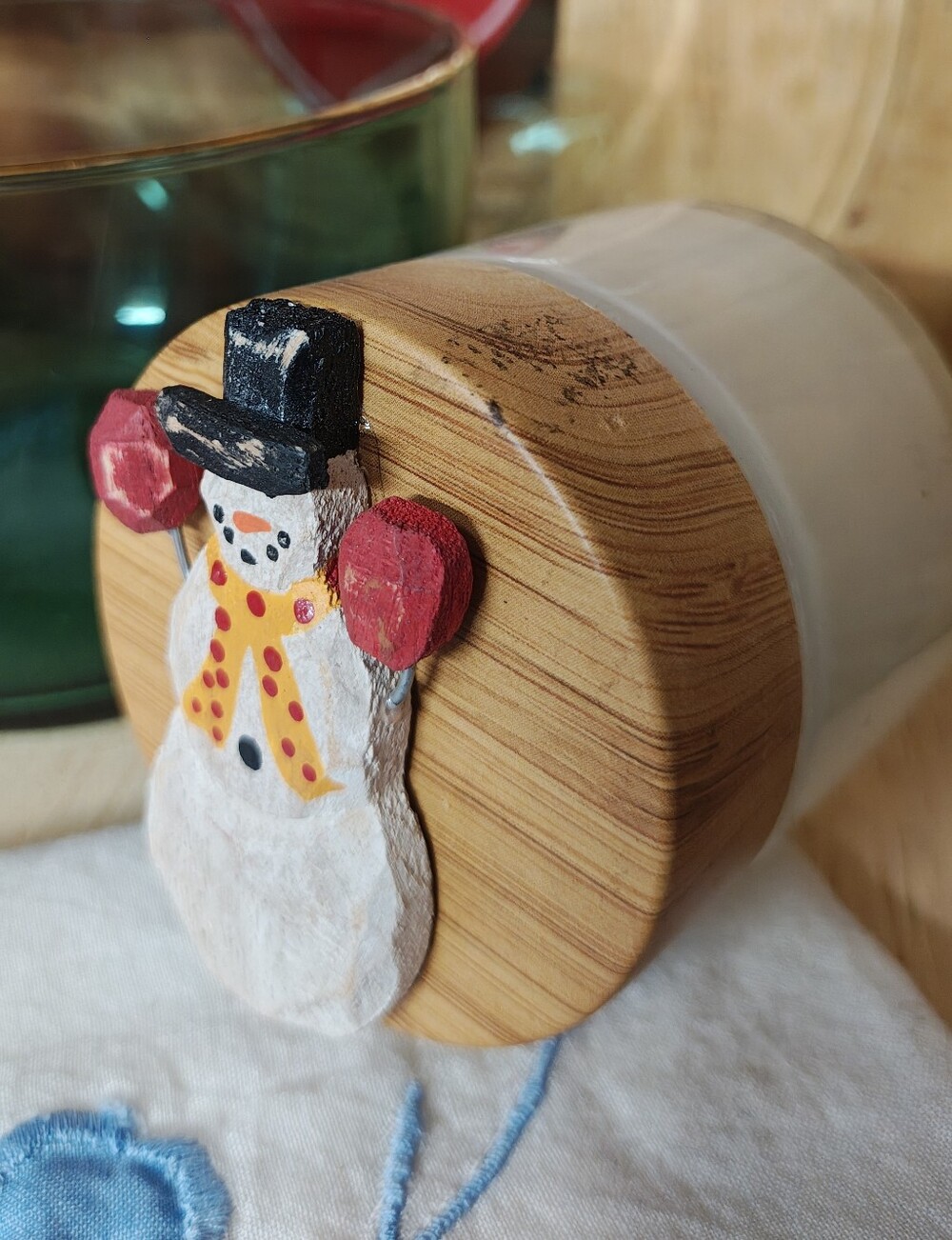 Handmade Candle - All Natural Soy - Snowman